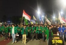 Aksi Longmarch, Mahasiswa Nilai UU Cipta Kerja Khianati Pancasila