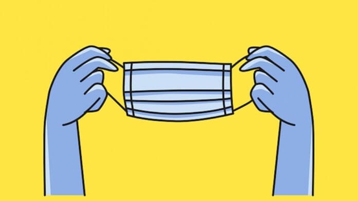 Ilustrasi penggunaan masker (ANTARA)