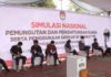 KPU Kota Depok Simulasi Pilkada sesuai Protokol Kesehatan COVID-19