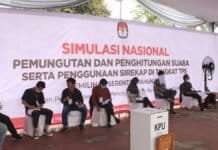 KPU Kota Depok Simulasi Pilkada sesuai Protokol Kesehatan COVID-19