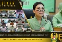 Via Webinar, Persit KCK-Yayasan Kanker Payudara Indonesia Gelar Penyuluhan