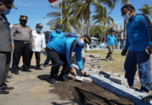 Ditjen Hubla Gelar Padat Karya di Menara Suar Tanjung Pacinan