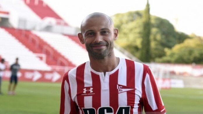 Javier Mascherano saat bermain untuk klub Argentina Estudiantes | ANTARA