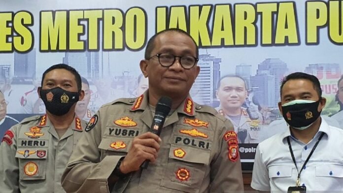Kabid Humas Polda Metro Jaya Kombes Pol Yusri Yunus di Polres Metro Jakarta Pusat, Rabu (11/11/2020). ANTARA | LIVIA KRISTIANTI