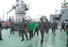 Didampingi Ketum Persit KCK, KASAD Andika Tinjau Pengadaan Baru Kapal ADRI