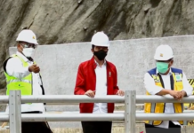 Presiden Jokowi Resmikan Bendungan Tapin di Kalimantan Selatan