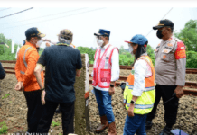 Menhub Tinjau Titik Lokasi Rencana Pembangunan Stasiun Jatake