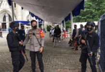 150 Personel Gabungan TNI-Polri Siaga Amankan Gereja Katedral