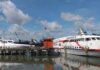 Kapal Cepat Rute Tanjung Pandan-Pangkal Balam Berhenti Beroperasi Kapal cepat tengah bersandar di Pelabuhan Tanjung Pandan | Istimewa