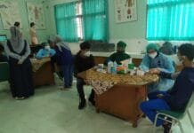 Ratusan Pelajar di Cinere Ikut Vaksinasi Massal