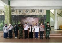 Polsek Cinere Bantu Percepatan Vaksinasi Nasional