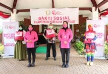 Bhayangkari Polda Metro Jaya dan Cabang Depok Lakukan Aksi Peduli Warga Terdampak Covid-19