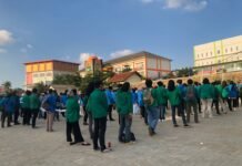 Segera Salurkan 10 Ribu Sembako, Mahasiswa Komando Apel di Kampus UMJ