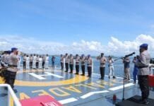 Cek Kesiapan WSBK, Kabaharkam-PJU Polda NTB Patroli Laut dan Udara