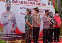 Kunker ke Pekanbaru, Kapolri: Pelayanan dan Sarana Isolasi Terpadu Asrama Haji Sangat Baik