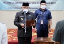 Lantik 75 ASN, Wali Kota Depok Langsung Kasih Arahan