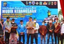 Lepas Rombongan Mudik Kebangsaan, Kapolda Riau: Ini Moment Kolaborasi Membantu Masyarakat