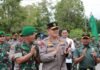 Sambangi Dua Markas TNI di Wilayah Polres Kampar, Kapolda Riau Tekankan Sinergitas