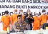 Perangi Narkoba, Polda Riau Sita 48 Kg Sabu dari Enam Kasus Berbeda