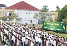 Sholat Idul Adha 1443 H Bersama Masyarakat, Polda Riau Distribusikan 207 Hewan Qurban