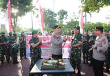 Dapat Kejutan dari Korem 031/WB, Kapolda Riau Yakin TNI-Polri Makin Solid