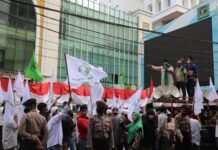 Rentetan Aksi di Kantor DPP PPP Tuntut Suharso Mundur dari Ketum