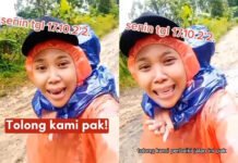 Sambil Gendong Anak, Wanita Ini Curhat Jalan Desanya Rusak Puluhan Tahun sambil gendong anak