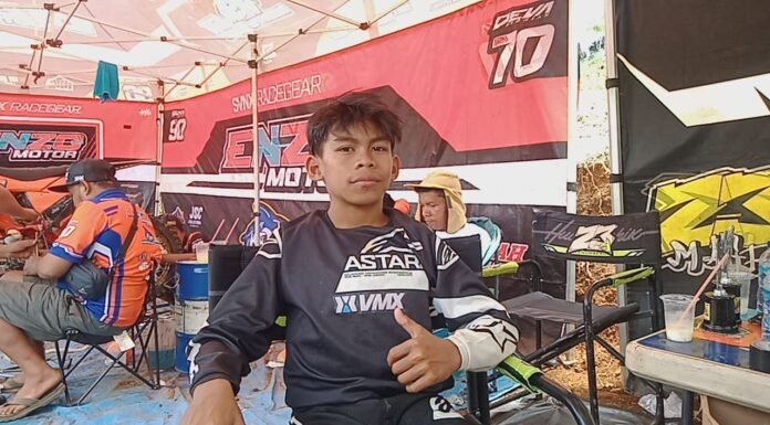 Crosser Cilik Asal Bandung Barat Tampil Memukau di Cileuksa Open Grasstrack Crosser cilik