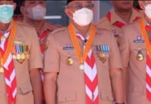 Terima Lencana Melati, Idris Harap Jadi Motivasi Gerakan Pramuka Depok