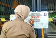 Tak Berizin, Resto Mie Gacoan di Bogor Disegel Satpol PP Resto Mie Gacoan