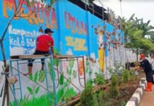 Kawasan Cilandak Dipercantik Oleh Mural