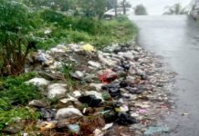 Sampah di Jalan Lingkar Cikalang – Muarajaya Dikeluhkan Warga
