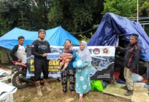 PWI Peduli Kota Bogor Gandeng Komunitas Trail Bogor Salurkan Bantuan untuk Gempa Cianjur pwi peduli