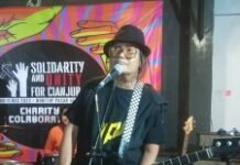 Bongky Marcel Tampil Hibur Solidarity and Unity for Cianjur di Pasar Gembrong Jakarta