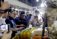 Mendag Tinjau Harga Bapok di Pasar Tambahrejo