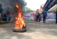 Tuntut Kejelasan Aset Negara, Puluhan Mahasiswa Gelar Aksi di Depan Kantor ATR/BPN Kota Bogor