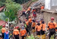 Longsor di Kelurahan Empang, Dua Orang Ditemukan Meninggal, 4 Orang Masih Pencarian