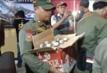 Lakukan Sidak, Satpol PP Kabupaten Bogor Amankan Ratusan Miras dan Amankan 9 Wanita Malam