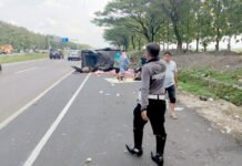 Laka Tunggal di Cipali, Tiga Orang Meninggal