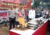 Polresta Bogor Kota Musnahkan 1.333 Knalpot Brong