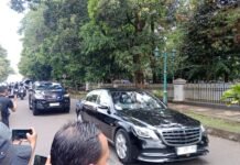 Jelang Pengumuman Capres PDIP, Presiden Jokowi Tiba di Istana Batutulis