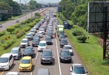 Jalur Puncak di Tutup, Antrean Kendaraan Mengular Arah Kota Bogor