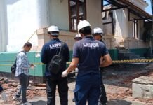 Tim Gabungan Puslabfor Mabes Polri, Denpom dan Inafis Polresta Bogor Lakukan Penyelidikan Kebakaran RS Salak