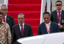 Menkominfo Sambut Kedatangan PM Timor Leste