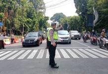 Hari ke 7 Penutupan Jalan Otista, Polisi: Arus Lalu Lintas Lancar