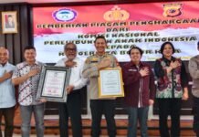 Polresta Bogor Kota Raih Penghargaan dari Komnas Perlindungan Anak dan BKKBN