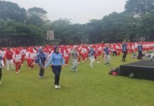 Rayakan Milad ke-10, RS Ummi Gelar Gebyar Senam Jantung di Lapangan Sempur