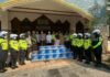 Momen Hari Lalu Lintas ke 68, Satlantas Polrestro Depok Lakukan Bansos Religi di Sejumlah Tempat Ibadah