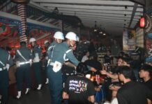 Cegah Pelanggaran Disiplin Prajurit, Puspomal dan Yonpom 1 Mar Gelar Opsgaktip di Tempat Hiburan Malam Opsgaktip Yang Digelar Puspomal Yonpom 1 Marinir di Salah Satu Tempat Hiburan Malam di Jakarta Selatan, Jum'at (22/12/2023)