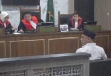 Dengan Bukti-bukti Baru, Perkara KDRT Eks Anggota Brimob Kembali Digelar di PN Depok Terdakwa MRF, Eks Anggota Brimob Saat Menjalani Persidangan di PN Kota Depok